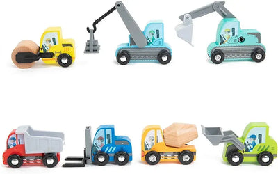 Wooden Construction Vehicle Set Eduspark Toys