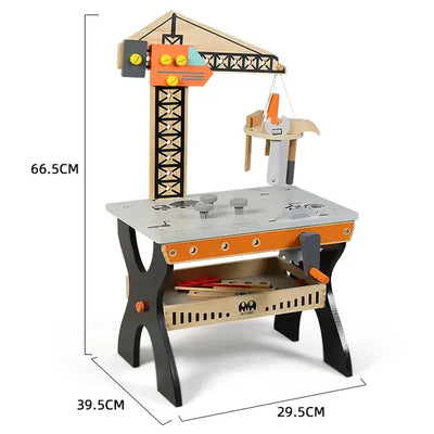 Wooden Crane Tool Table Eduspark Toys