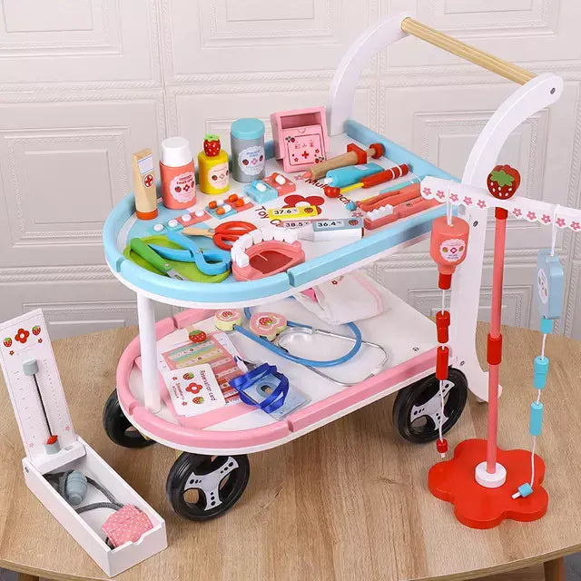 Wooden Doctor Trolley Eduspark Toys