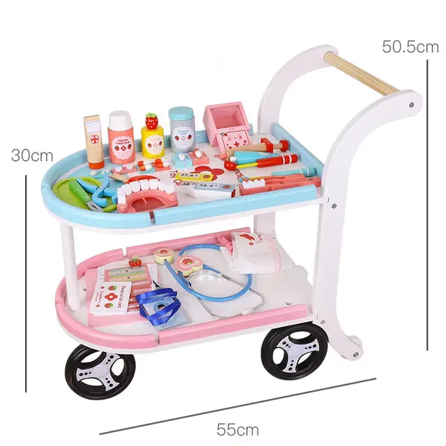 Wooden Doctor Trolley Eduspark Toys