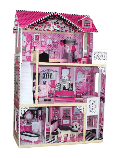 Wooden Dollhouse Casa Moderna