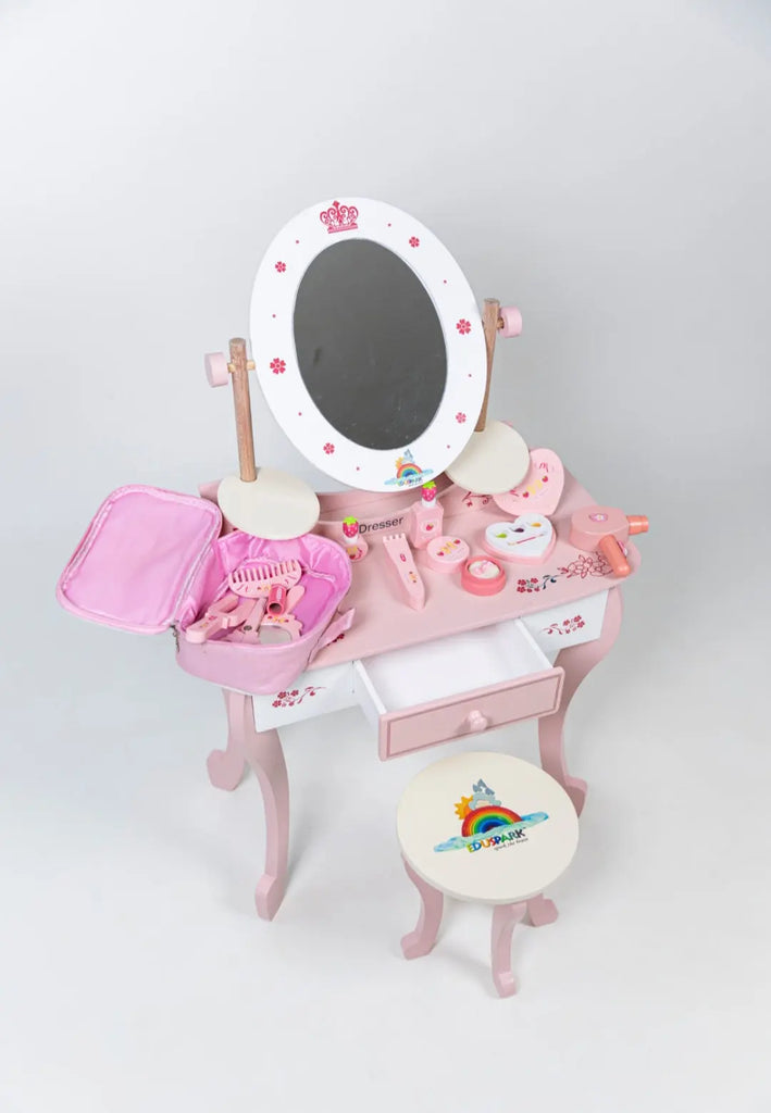 Wooden Dressing Pink & White Eduspark Toys