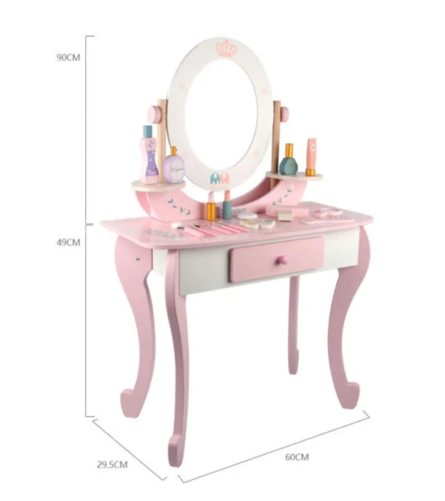 Wooden Dressing Pink & White Eduspark Toys