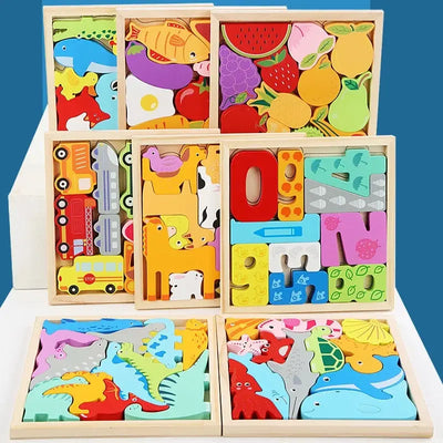 Wooden Jigsaw Puzzle Eduspark Toys