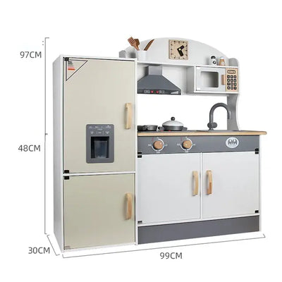 Wooden Kitchen With Light and Sound Eduspark Toys