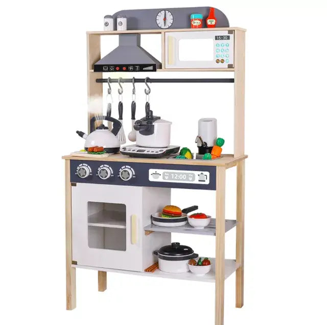 Wooden Kitchen with water play Eduspark Toys