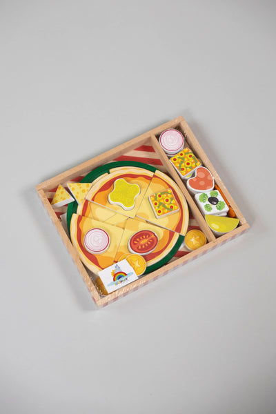 Wooden Pizza Cutting Set Eduspark Toys