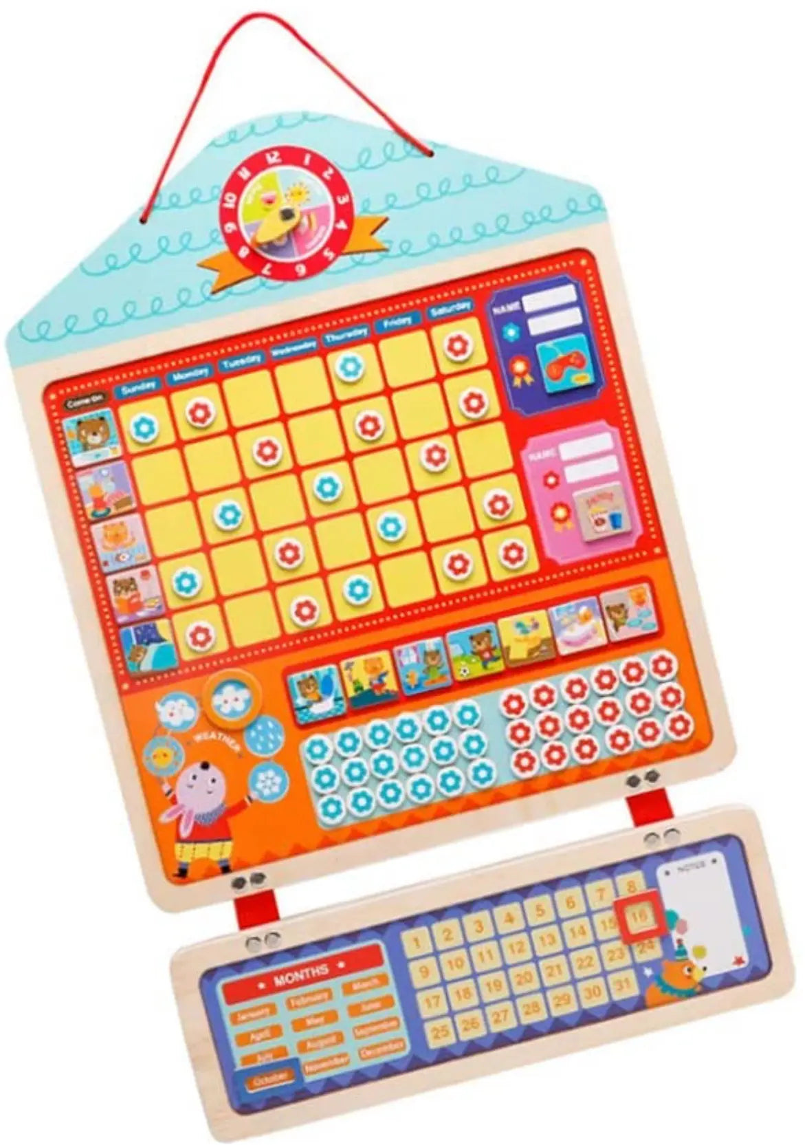Wooden Responsibility Chart Eduspark Toys