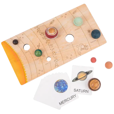 Wooden Solar System Planet Matching Toy Eduspark Toys
