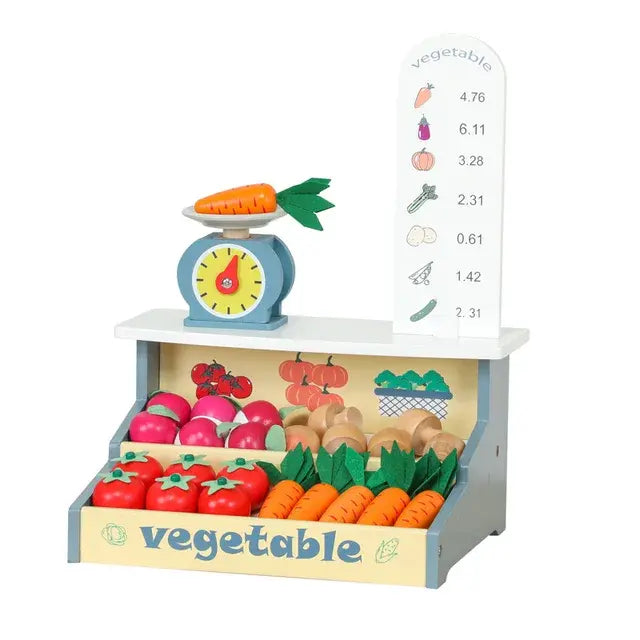 Wooden Vegetable Shop Kids Toy Eduspark Toys