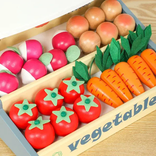 Wooden Vegetable Shop Kids Toy Eduspark Toys