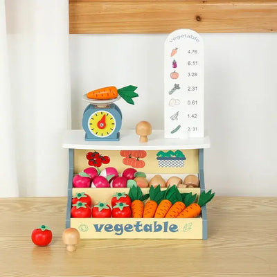 Wooden Vegetable Shop Kids Toy Eduspark Toys