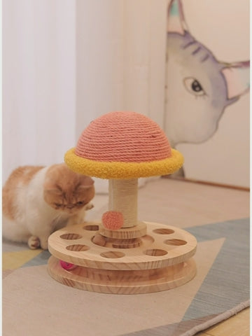 Mushroom Cat Scratching Post