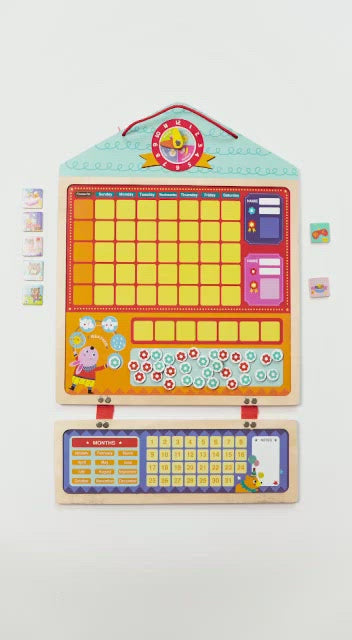 Wooden Responsibility Chart
